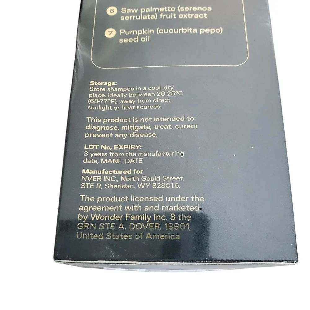 NIB Wonder Family Hair Thickening Biotin DHT Blocker Women & Men Shampoo 10.14oz